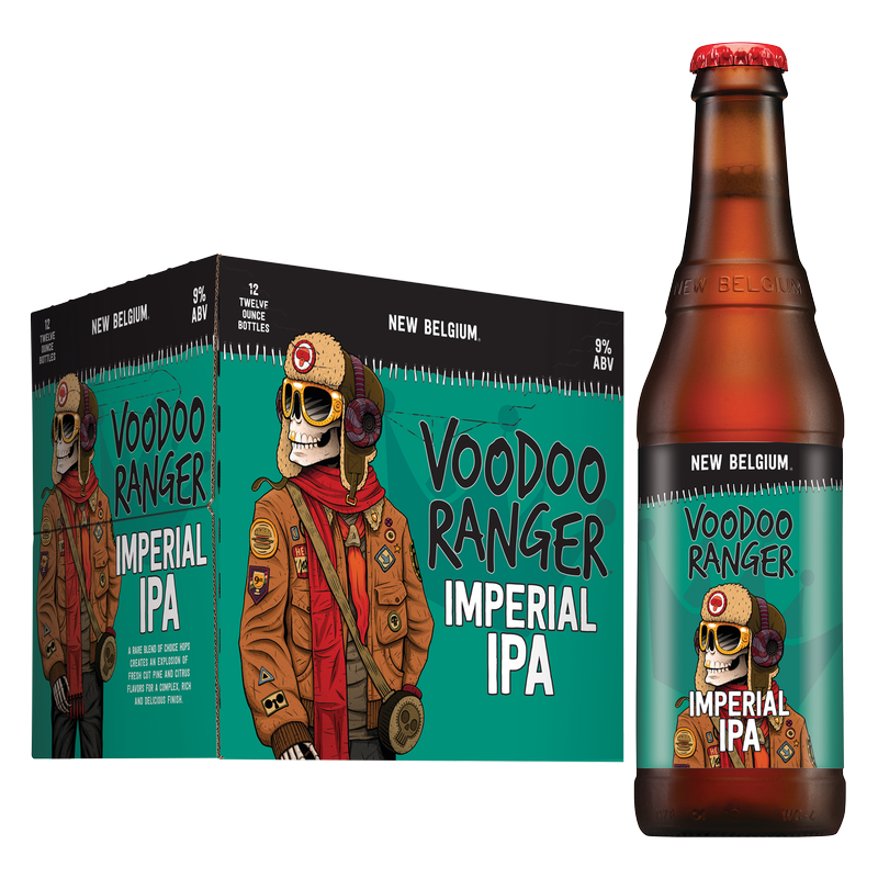 New Belgium Voodoo Ranger Imperial IPA 12pk 12oz Btl - New Belgium – BevMo!