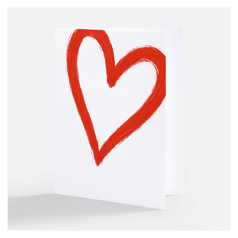 Red Heart Card