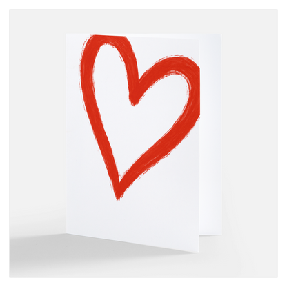 Red Heart Card