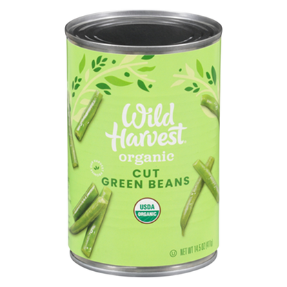 Wild Harvest Organic Cut Green Beans 14.5oz