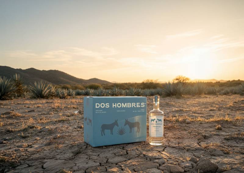 Dos Hombres Tequila Blanco 750ml