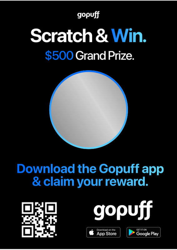 Scratch and win Insert