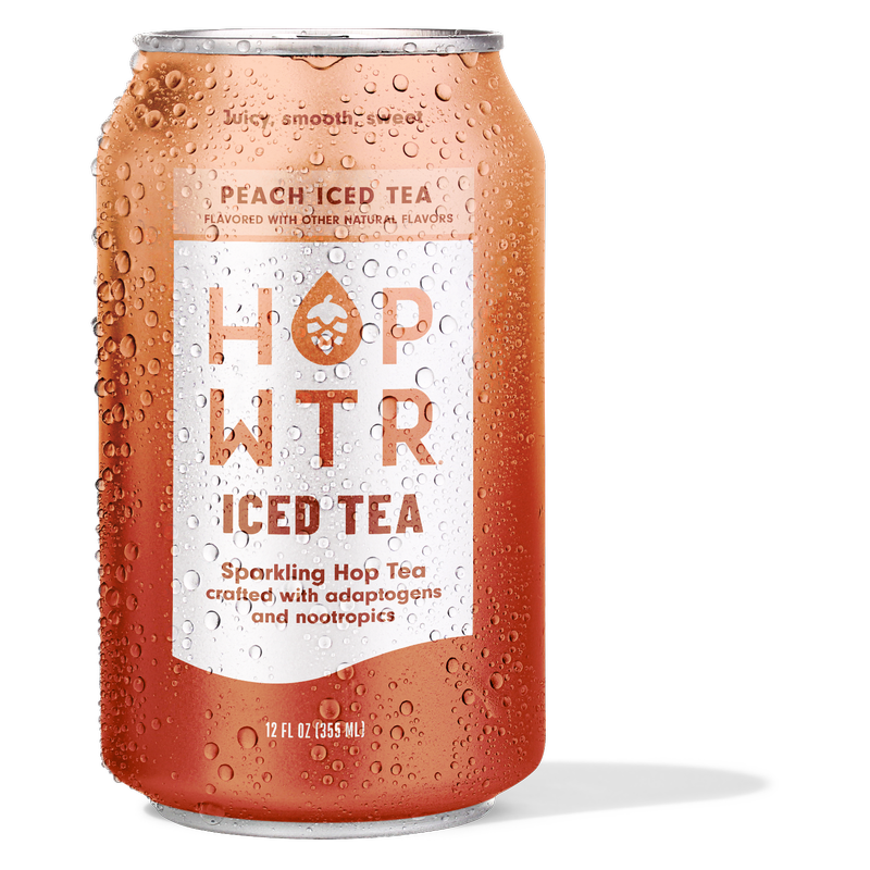 HOPWTR Peach Iced Tea 6pk 12oz Can
