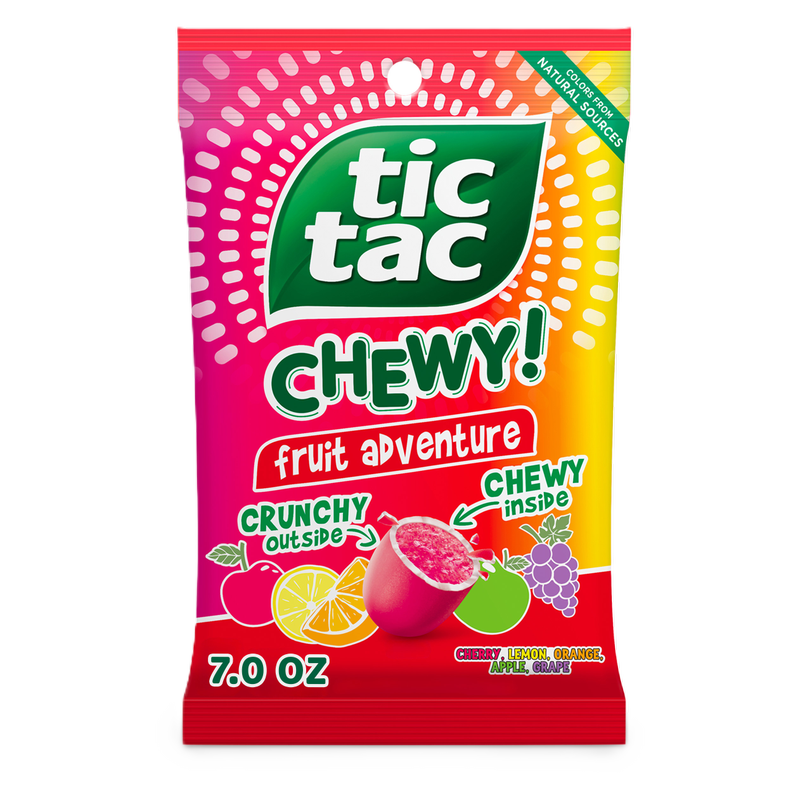 TIC TAC CHEWY! Fruit Adventure Candy, Fruit Candy, 7 oz