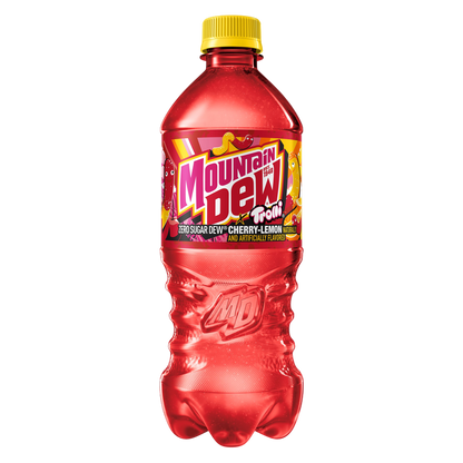 Mountain Dew Zero Sugar Trolli Cherry Lemon 20oz Btl