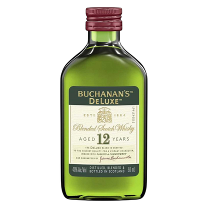 Buchanan's DeLuxe Aged 12 Years Blended Scotch Whisky, 50 mL (80 Proof)