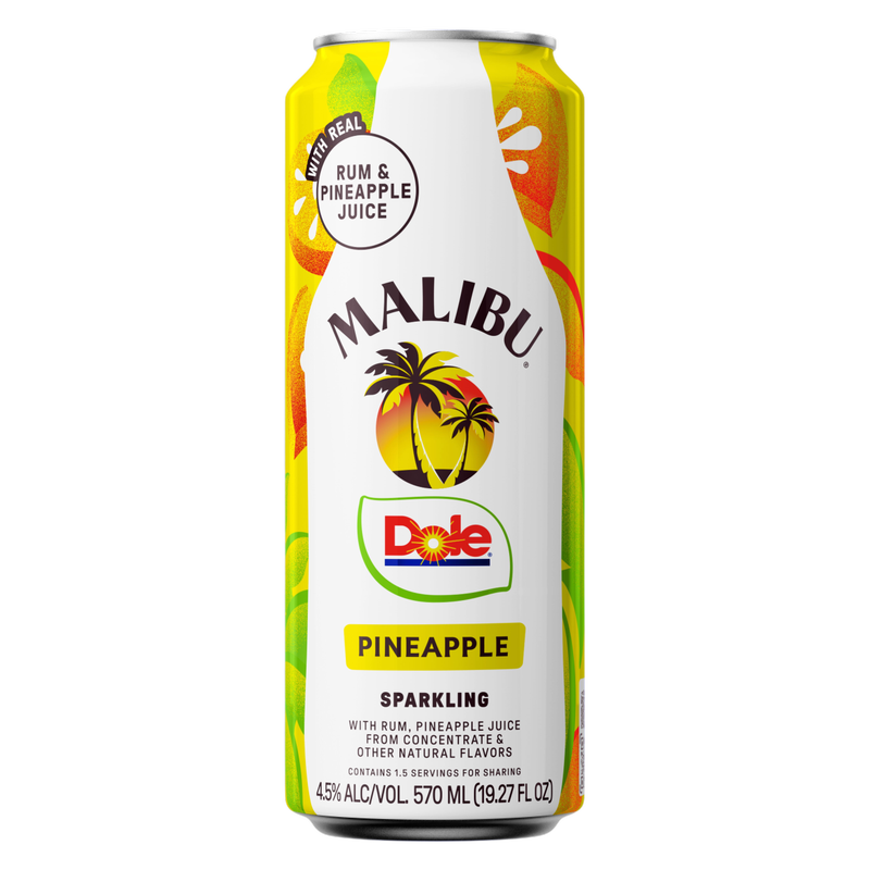 Malibu Dole Pineapple 12oz can