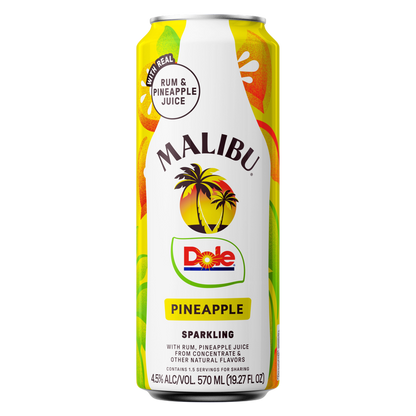 Malibu Dole Pineapple 12oz can
