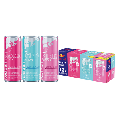 Red Bull Energy Drink Fruit Variety Pack 12pk 8.4oz Can