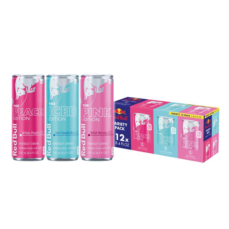 Red Bull Energy Drink Fruit Variety Pack 12pk 8.4oz Can