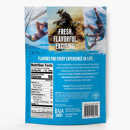 Baja Jerky Traditional Beef Jerky 2.5oz