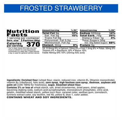 Pop-Tarts Frosted Strawberry Toaster Pastries 2ct