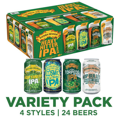 Sierra Nevada Heavy Hitters IPA Pack 24pk 12oz Cans