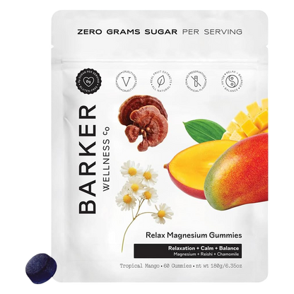 Barker Wellness Relax Magnesium Gummies
