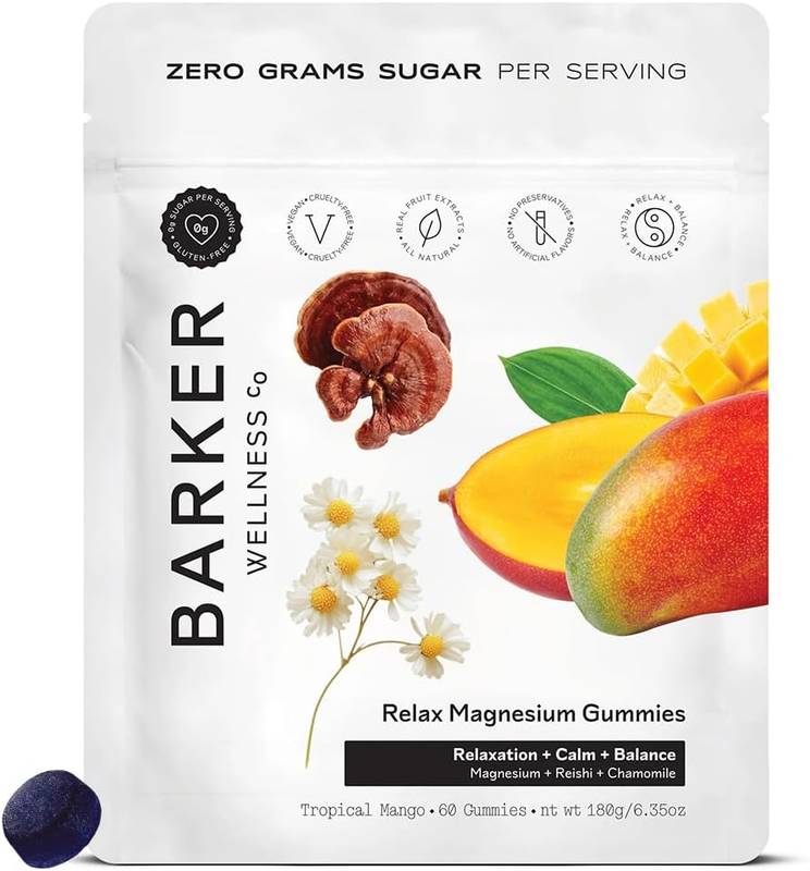 Barker Wellness Relax Magnesium Gummies