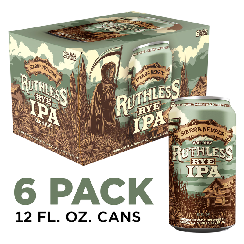 Sierra Nevada Ruthless Rye IPA 6pk 12oz Cans