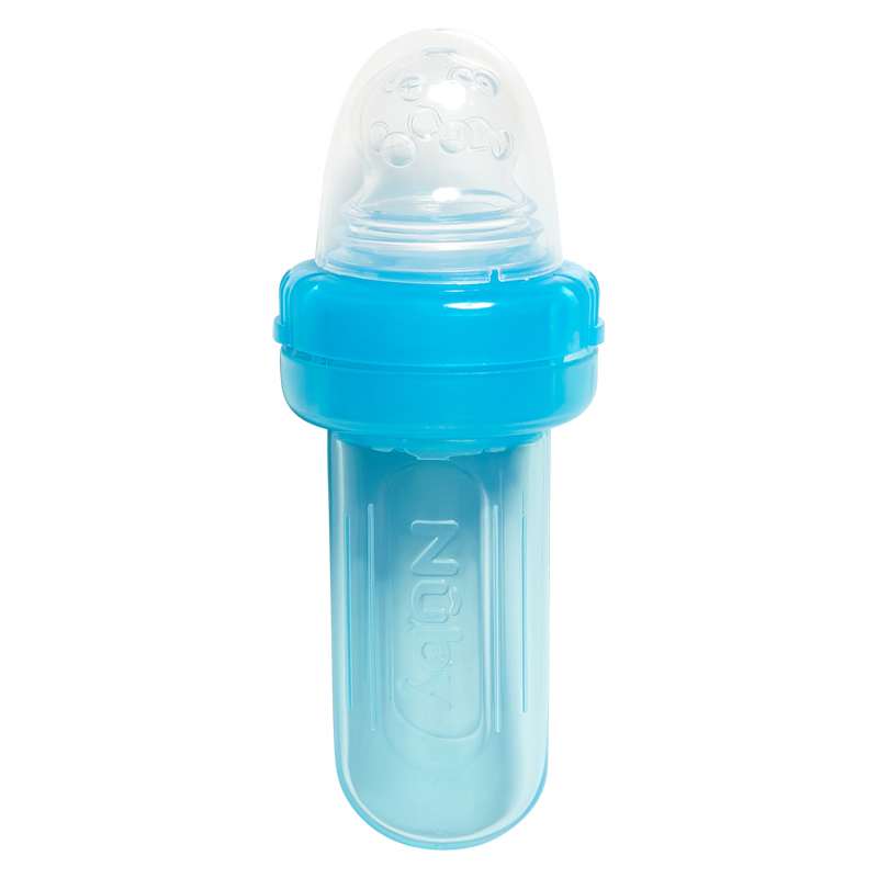Nuby EZ Squee-Z Silicone Self Feeding Baby Food Dispenser
