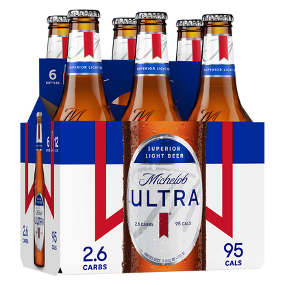 Michelob Ultra 6pk 12oz Btl 4.2% ABV