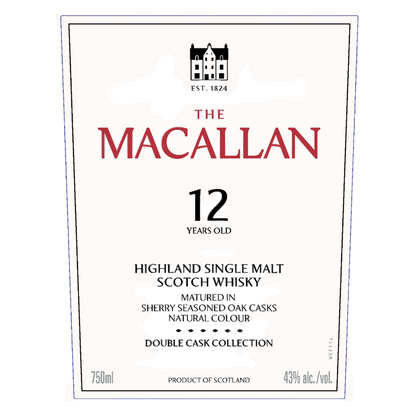 Macallan 12 Yr Double Cask 750ml (86 proof)