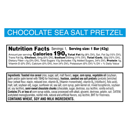 Rice Krispies Treats Bliss Chocolate Sea Salt Pretzel, 1.5 oz