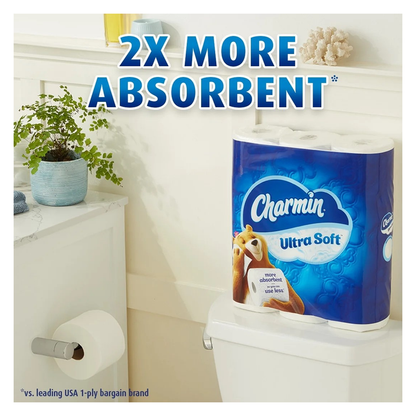 Charmin 12 Mega Rolls, Toilet Paper Ultra Soft