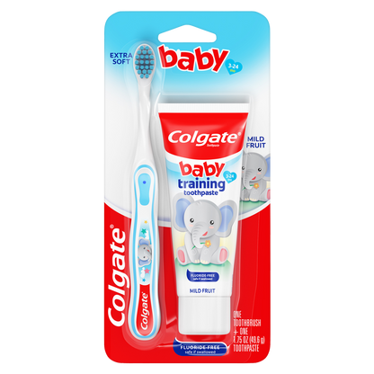 Colgate Kit Baby Toothpaste 1.75 oz & Extra Soft Baby Toothbrush