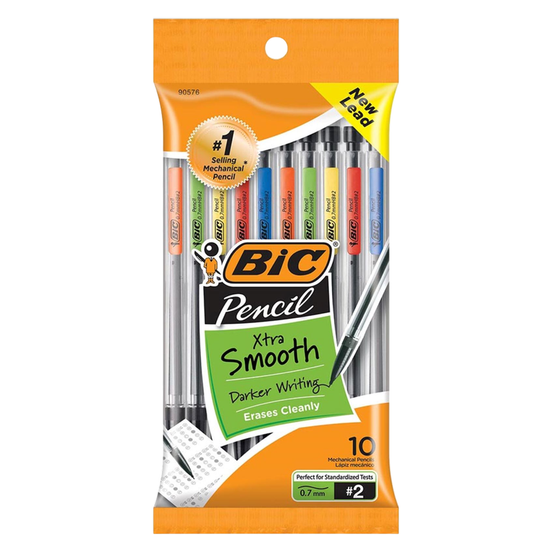 Bic Xtra-Life Mechanical Pencils, 10pk