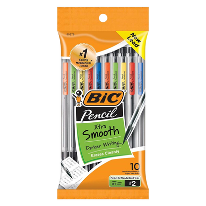 Bic Xtra-Life Mechanical Pencils, 10pk