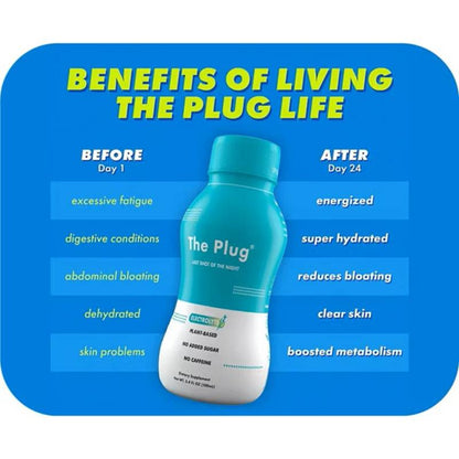 The Plug Hangover Hydration Electrolyte Drink 6pk 3.4oz Btl