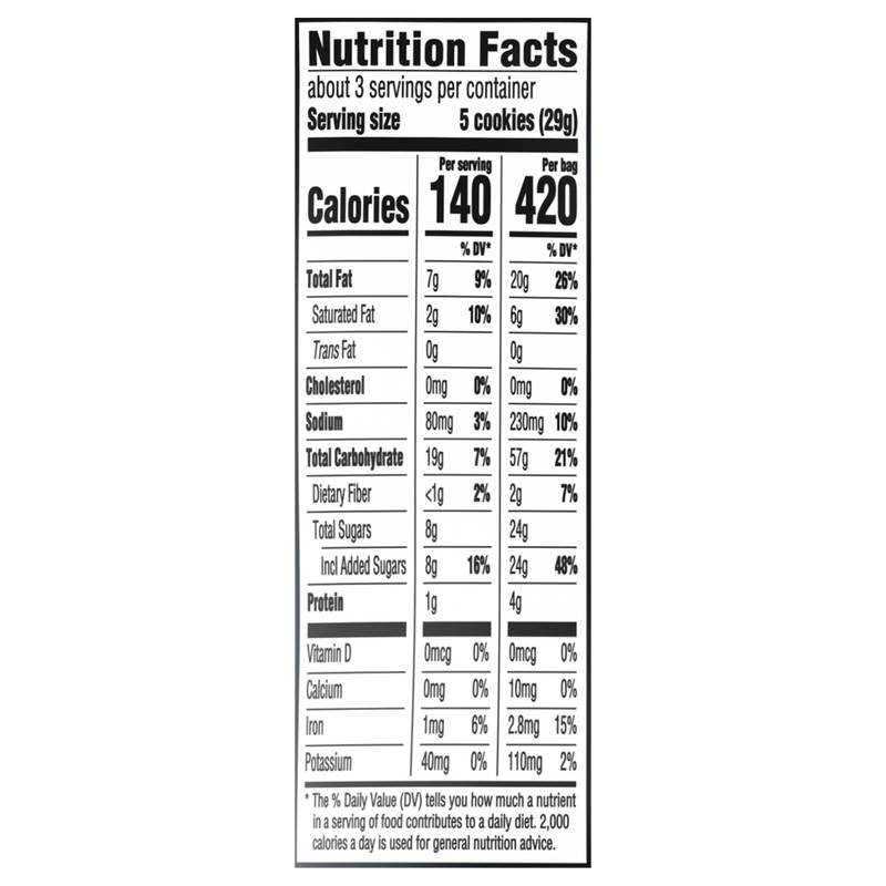 Chips Ahoy! Mini Original Chocolate Chip Cookies, 3 oz