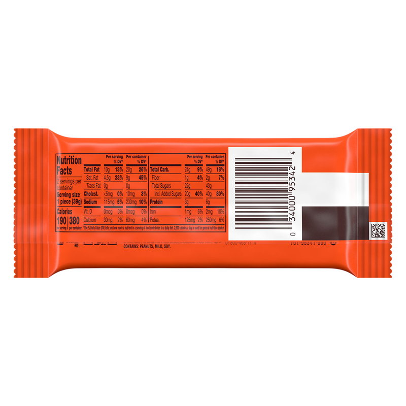 Reese's Milk Chocolate Lava Big Cup King Size, 2.8 oz