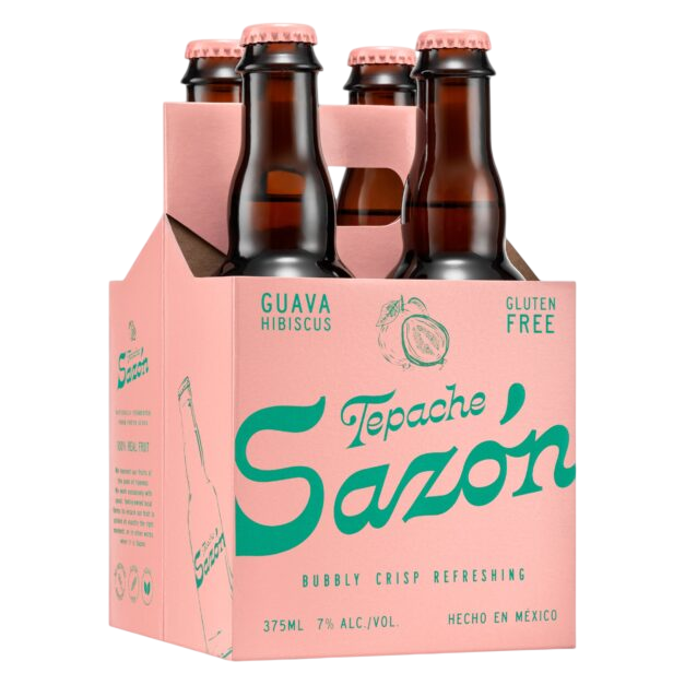 Tepache Sazon Guava 4pk 375ml Bottle
