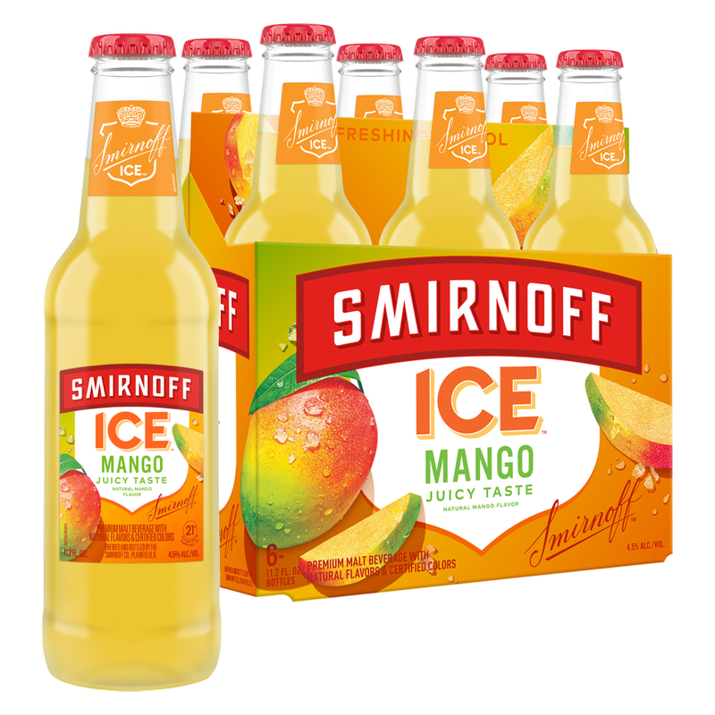 Smirnoff Ice Mango 6pk 11.2oz Btl