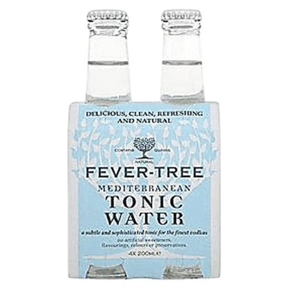Fever-Tree Mediterranean Tonic Water 4pk 6.8oz Btl