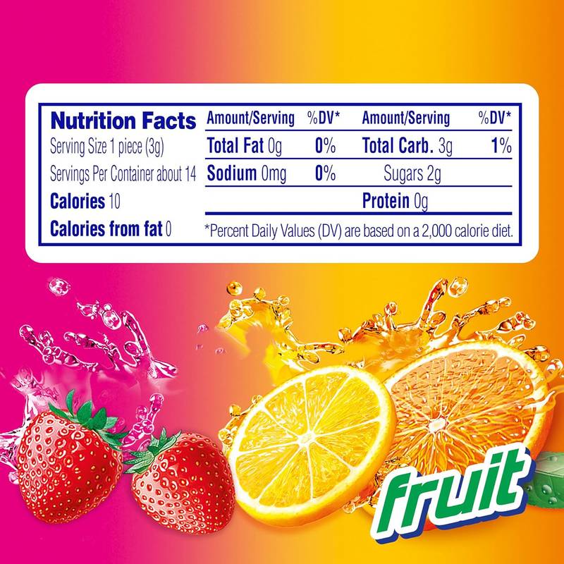 Mentos Fruit Chewy Mints 1.3oz