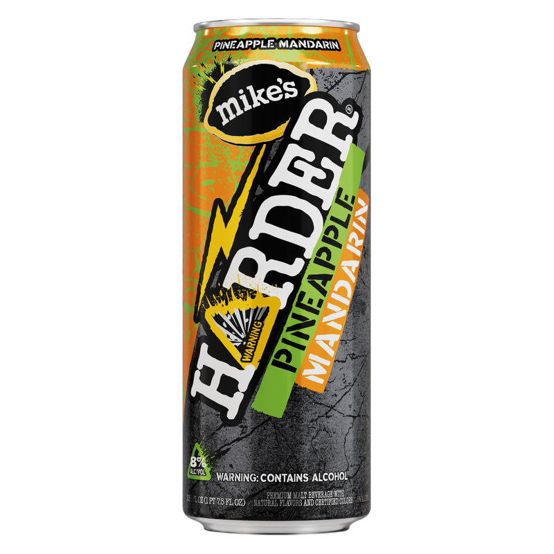 Mike's Harder Pineapple Mandarin Single 23.5 Oz Can 8% ABV