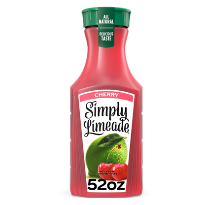 Simply Limeade with Cherry 52oz Btl
