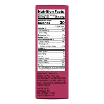 Goodnow Berry Blend Electrolyte Drink Mix-10ct