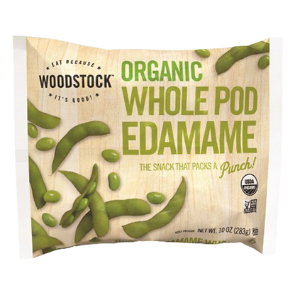 Woodstock Organic Whole Pod Edamame 10oz