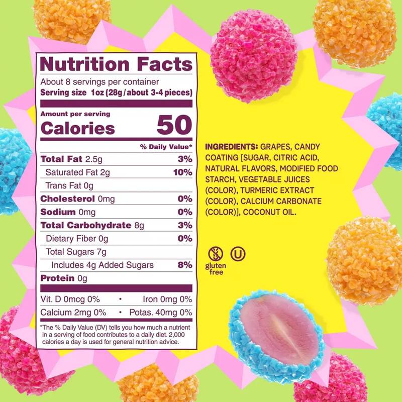 Fruit Riot Crunchy Candy Grape Mix 8oz