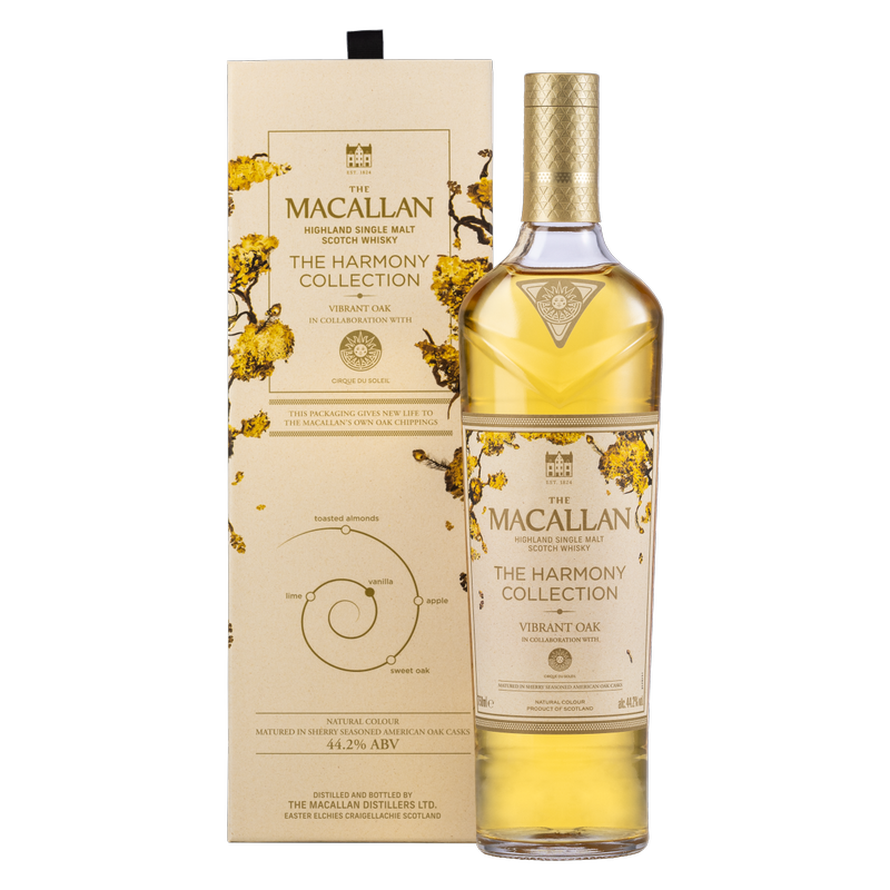 Macallan Harmony Vibrant Oak Single Malt Scotch 750ml Bottle Macallan Harmony Vibrant Oak Single Malt Scotch 750ml Bottle