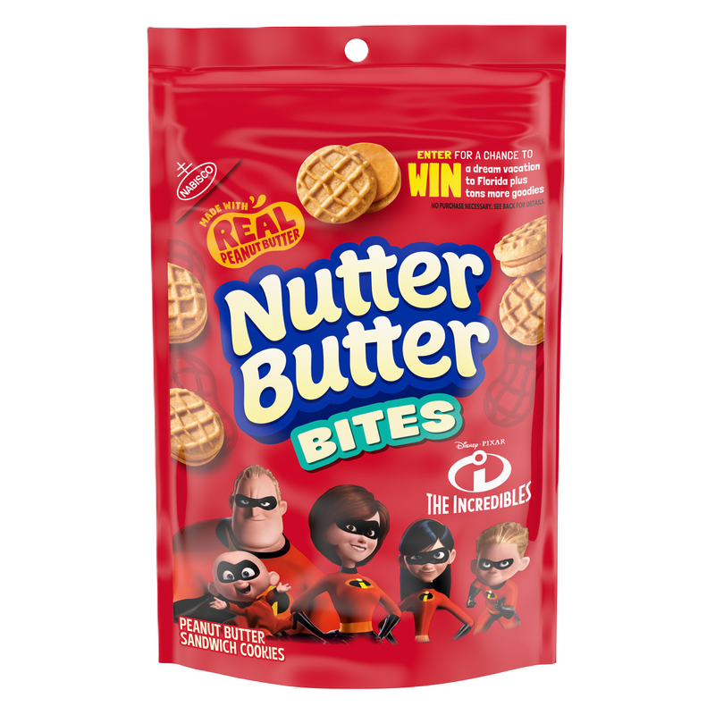 Nutter Butter Bites Peanut Butter Sandwich Cookies, 8 oz
