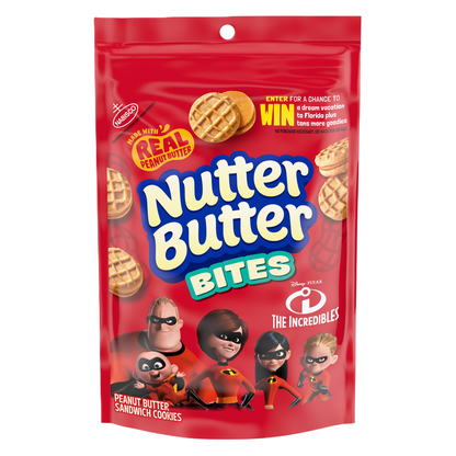 Nutter Butter Bites Peanut Butter Sandwich Cookies, 8 oz