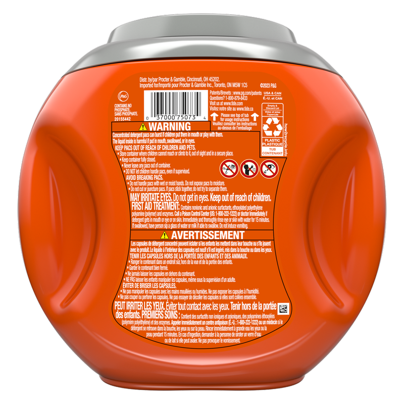Tide PODS Liquid Laundry Detergent Pacs with Ultra Oxi 32ct
