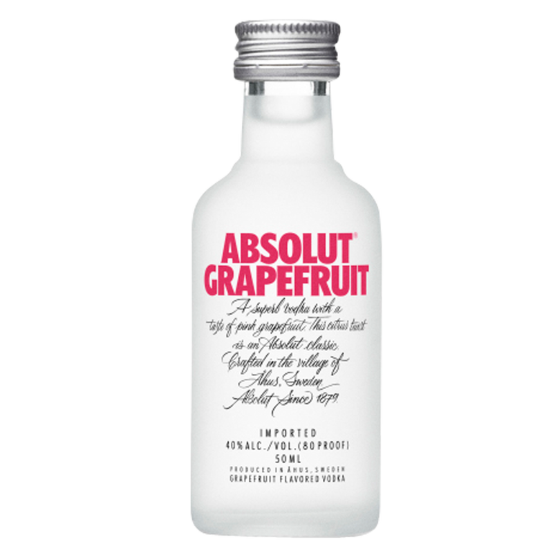Absolut Grapefruit Vodka 50ml