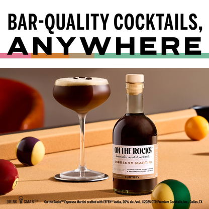 On the Rocks EFFEN Espresso Martini 375ml (40 Proof)