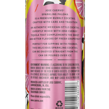Jose Cuervo Sparkling Paloma 4pk 12oz Can