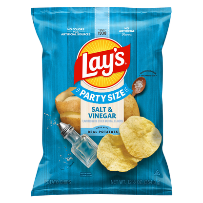 Lay's Salt & Vinegar Potato Chips 12.5oz