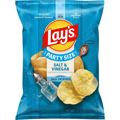 Lay's Salt & Vinegar Potato Chips 12.5oz