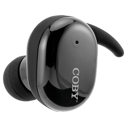 Coby Bluetooth Wireless Earbuds Black
